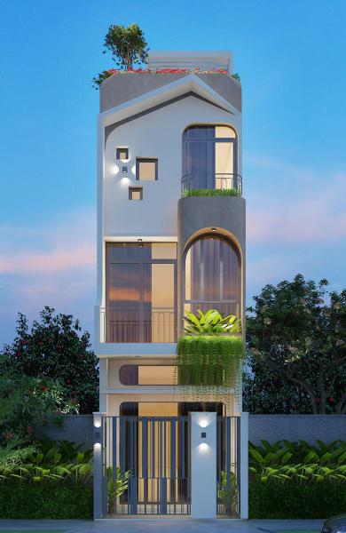 Thiết kế thi công nhà ống lệch tầng đẹp đến bất ngờ năm 2025