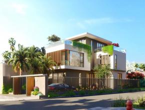 Thiết kế Villa nhiều không gian xanh, phòng ngủ mở ra nhiều hướng