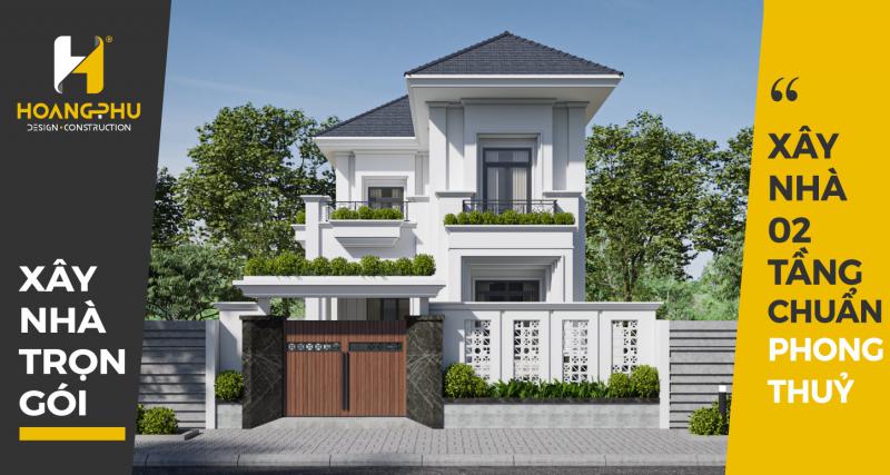 Kinh nghiệm xây nhà 2 tầng đẹp chuẩn phong thủy