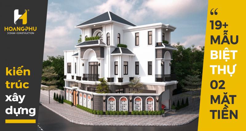 Mách bạn 19 mẫu biệt thự 2 mặt tiền đẹp mê ly