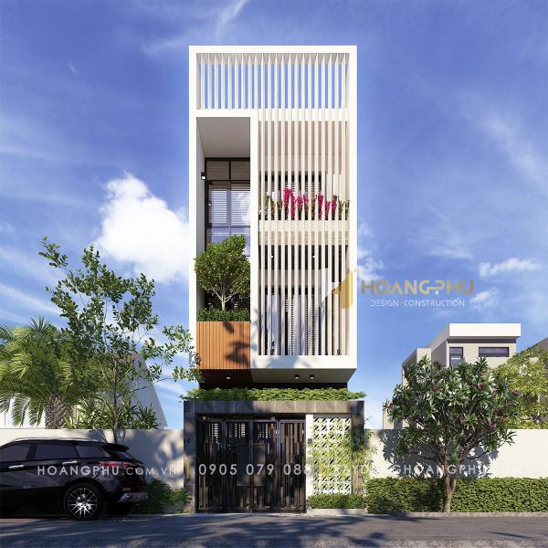Thiết kế nhà phố khai thác tối đa chức năng lấy sáng và thông gió