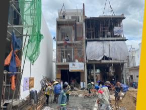 Xây nhà trọn gói Tp.Thủ Đức, nhà phố 4 tầng hiện đại